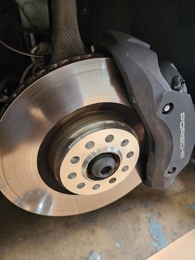10mm Wheel Spacers 5x112 66.5mm CB With Bolts - Fits Audi/Porsche Macan Stock Wheels (2PC)