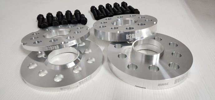 B2BFAB Mk4 Flush wheel Spacer Kit With Hardware For OEM wheels 10mm | 20mm