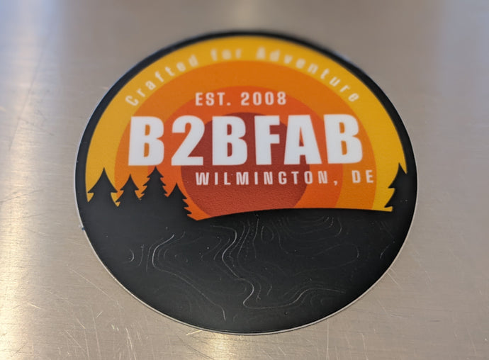 B2BFAB Crafted For Adventure Die-Cut Sticker