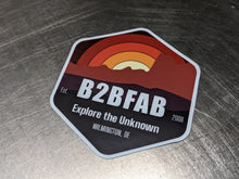 Load image into Gallery viewer, B2BFAB Explore The Unknown Die-Cut Sticker
