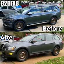 Load image into Gallery viewer, B2BFAB VW Golf Alltrack Mk7 Camber Correcting Lift Kit
