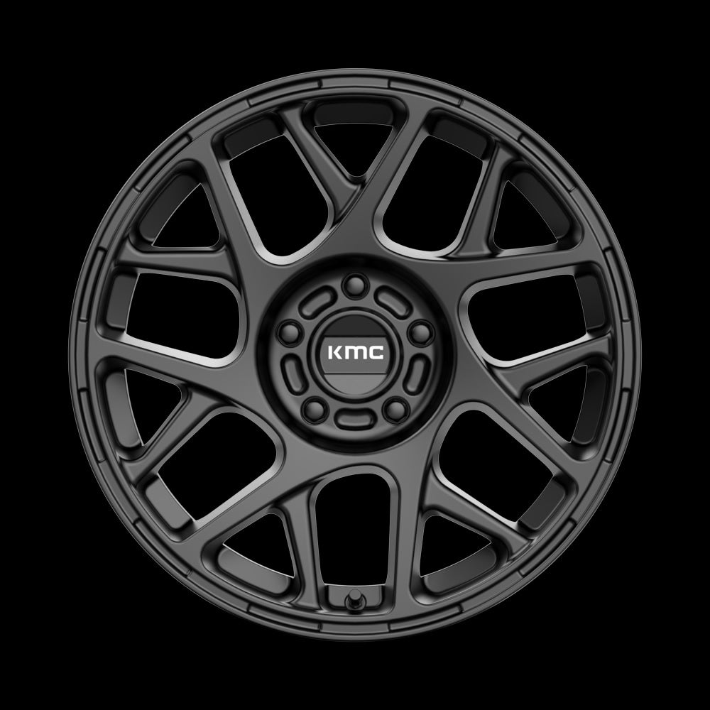 KMC KM708 BULLY /GEOLANDAR X-AT　4本セット Kmc Km708 Bully Wheels Rims 17x8 5x114.3 Satin Black 38mm