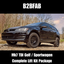 Laden Sie das Bild in den Galerie-Viewer, B2BFAB VW Golf | Sportwagen TDI Mk7 2015 Complete Lift Kit Package