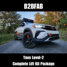 Charger l&#39;image dans la galerie, B2BFAB VW Taos 2022 to 2024 Level-2 Complete Lift Kit Package
