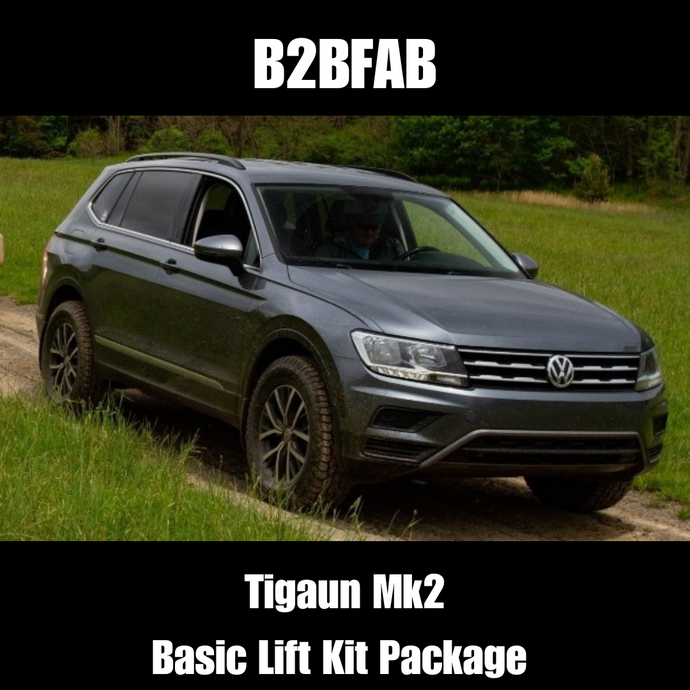 B2BFAB VW Tiguan Mk2 2018 to 2024 Basic Lift Kit Package