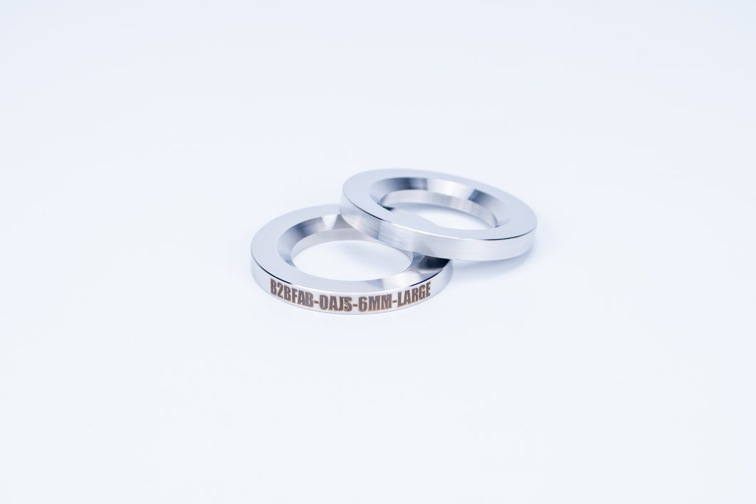 B2BFAB Outer Axle Joint Spacer 6MM Thick Large Diameter Pair