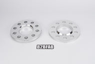 B2BFAB 10mm wheel Spacer Pair, 5x112 for 66.6 Center Bore 82mm Bevel