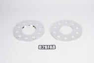 B2BFAB 5mm Wheel Spacer Pair, 5x112 for 66.6 Center Bore