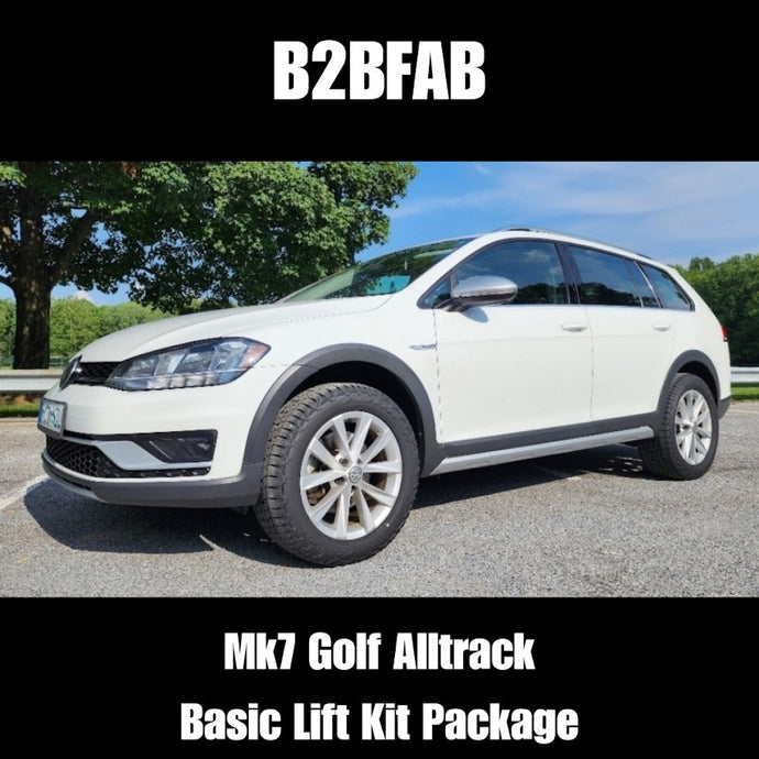 B2BFAB VW Golf Alltrack Mk7 2017 to 2019 Basic Lift Kit Package