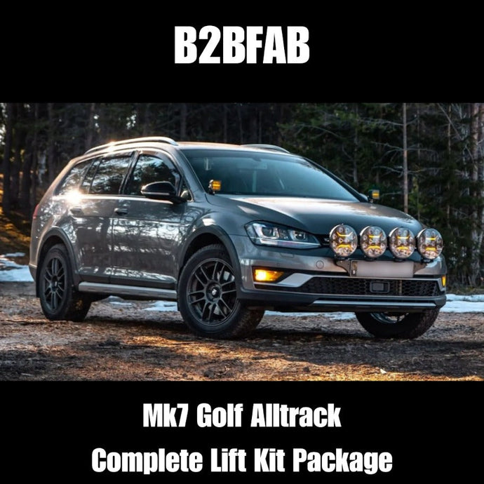 B2BFAB VW Golf Alltrack Mk7 2017 to 2019 Complete Lift Kit Package