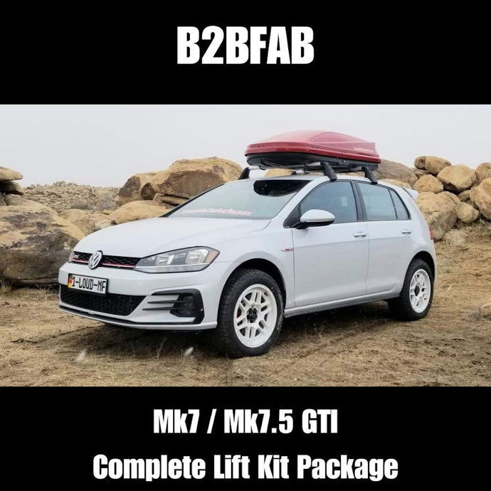B2BFAB VW GTI Mk7 2015 to 2020 Complete Lift Kit Package