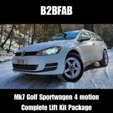 Load image into Gallery viewer, B2BFAB VW Golf Sportwagen 4 Motion Mk7 2017 to 2019 Complete Lift Kit Package