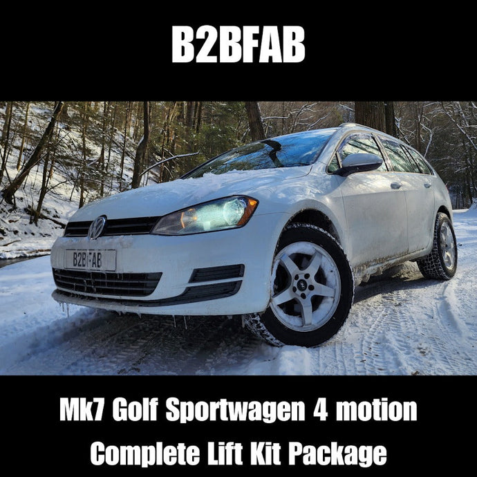 B2BFAB VW Golf Sportwagen 4 Motion Mk7 2017 to 2019 Complete Lift Kit Package