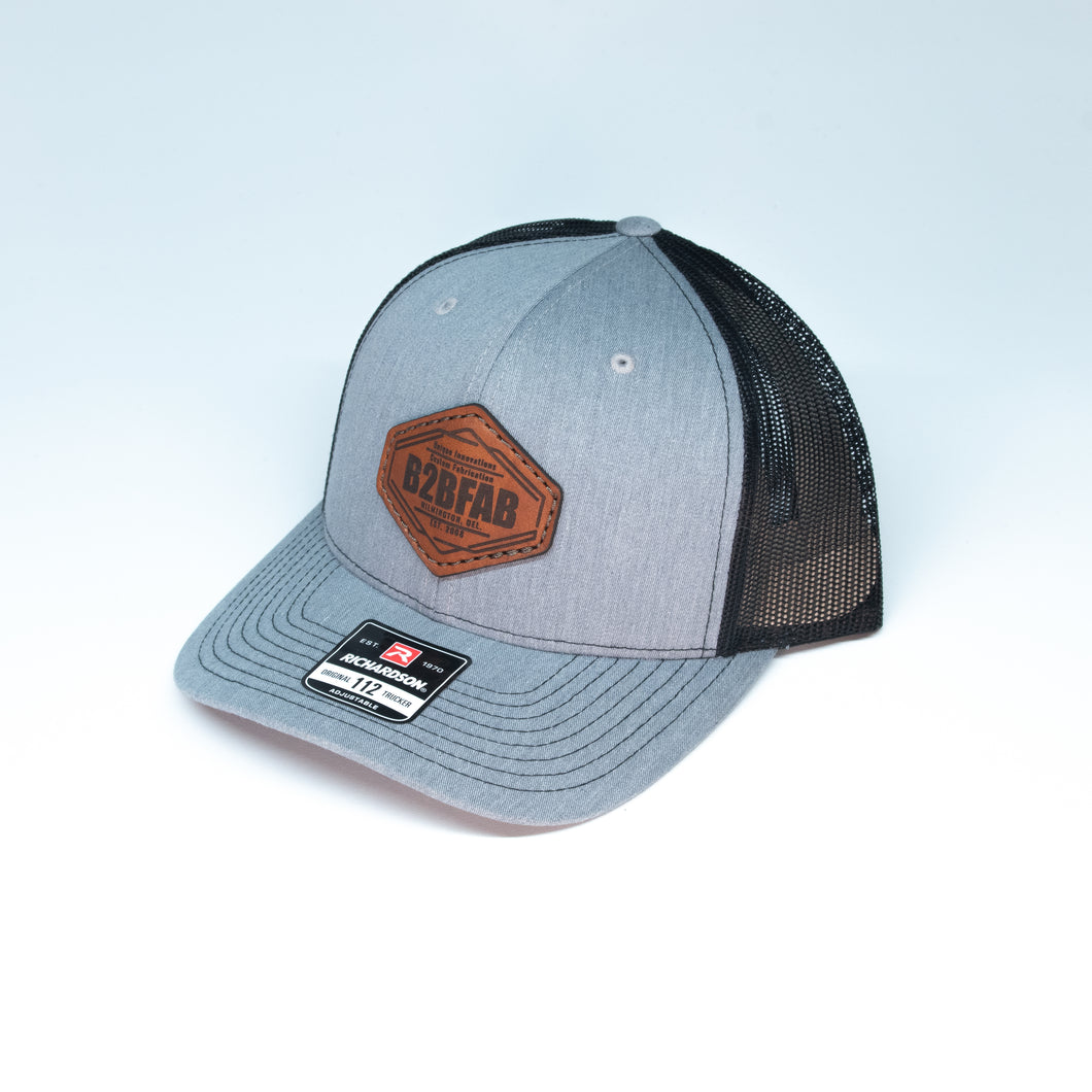 B2BFAB Leather Patch Snapback Hat