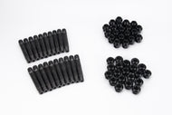Extended M14x1.5 Stud Conversion Kit with ball and cone seat nuts