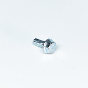 Metric flange bolts, Full thread, Zinc plated class 10.9 steel, 8mm x 1.25mm x 20mm