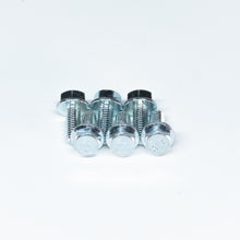 Charger l&#39;image dans la galerie, Metric flange bolts, Full thread, Zinc plated class 10.9 steel, 8mm x 1.25mm x 20mm