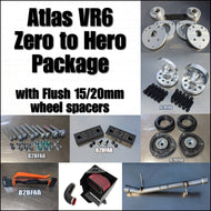 B2BFAB Zero-to-Hero Package with Flush 15/20mm wheel spacers for Atlas VR6