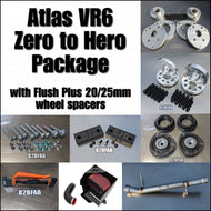 B2BFAB Zero-to-Hero Package with Flush Plus 20/25mm wheel spacers for Atlas VR6