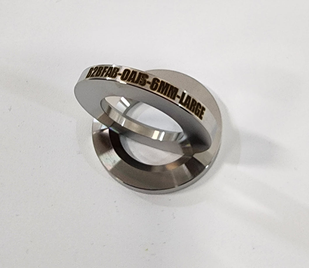B2BFAB Outer Axle Joint Spacer 6MM Thick Large Diameter Pair