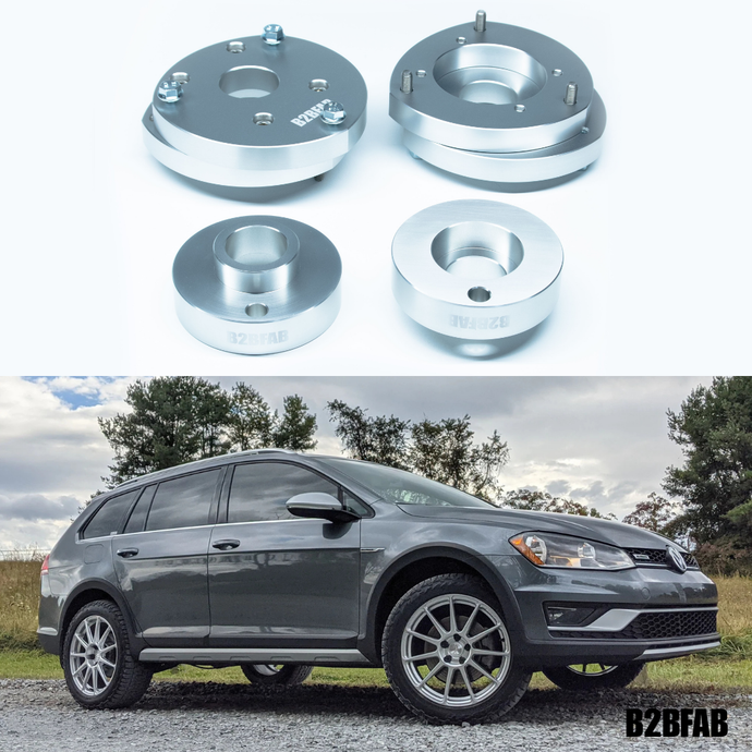 B2BFAB VW Golf Alltrack Mk7 Camber Correcting Lift Kit