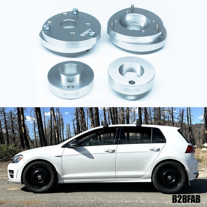 B2BFAB VW Golf R Mk7 Camber Correcting Lift Kit