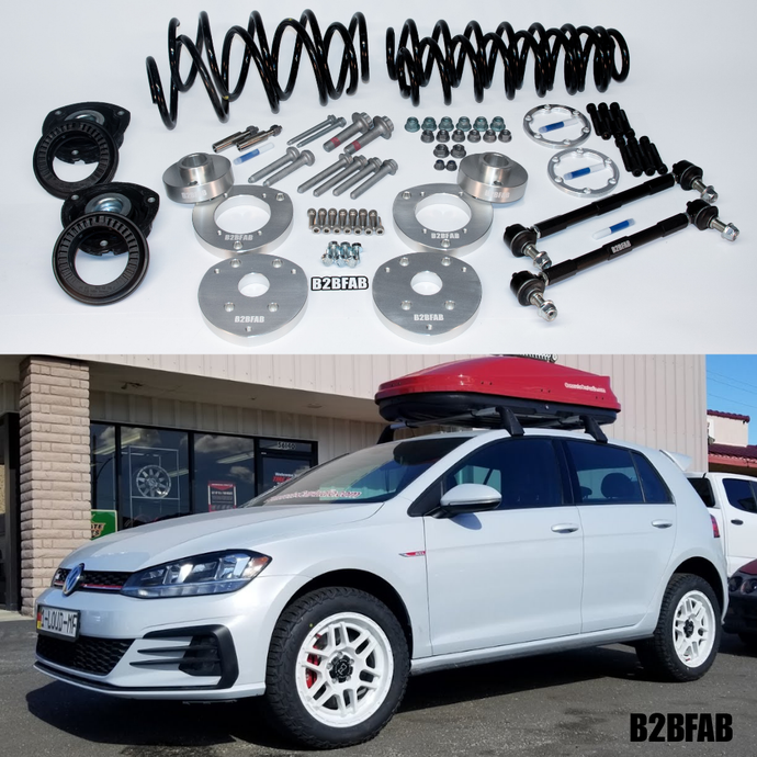 B2BFAB VW GTI Mk7 2015 to 2020 Complete Lift Kit Package