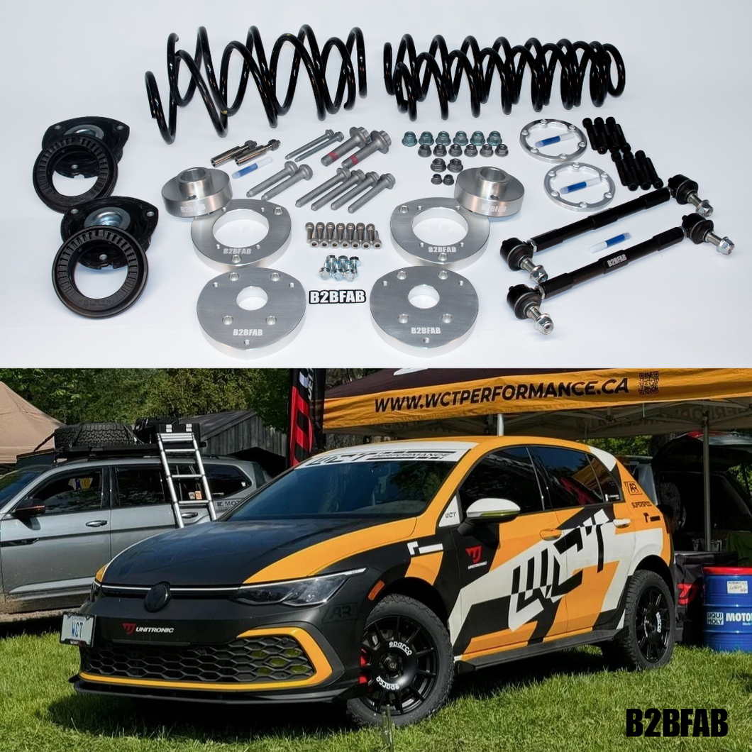 B2BFAB VW GTI Mk8 2022 to 2025 Complete Lift Kit Package