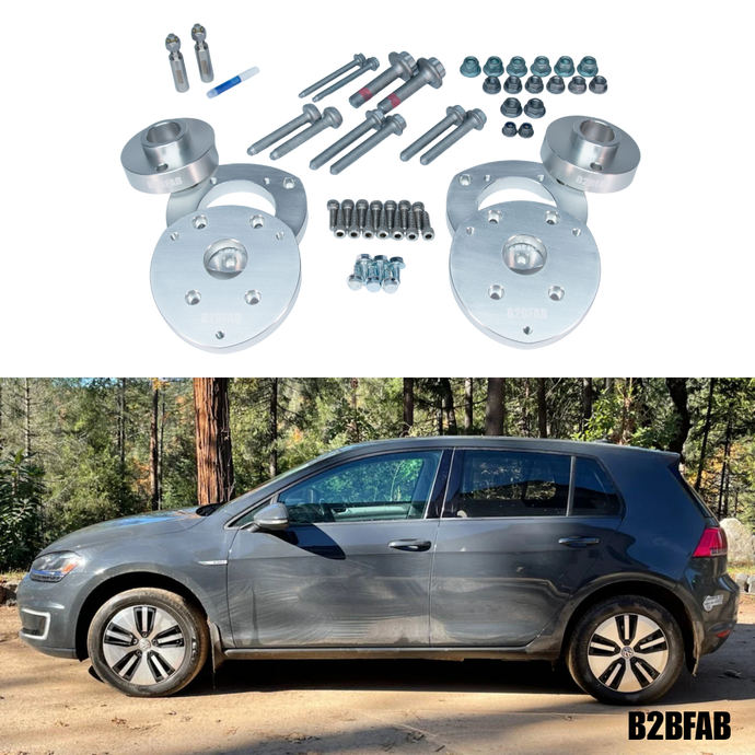 B2BFAB VW E-Golf Mk7 Basic Lift Kit Package