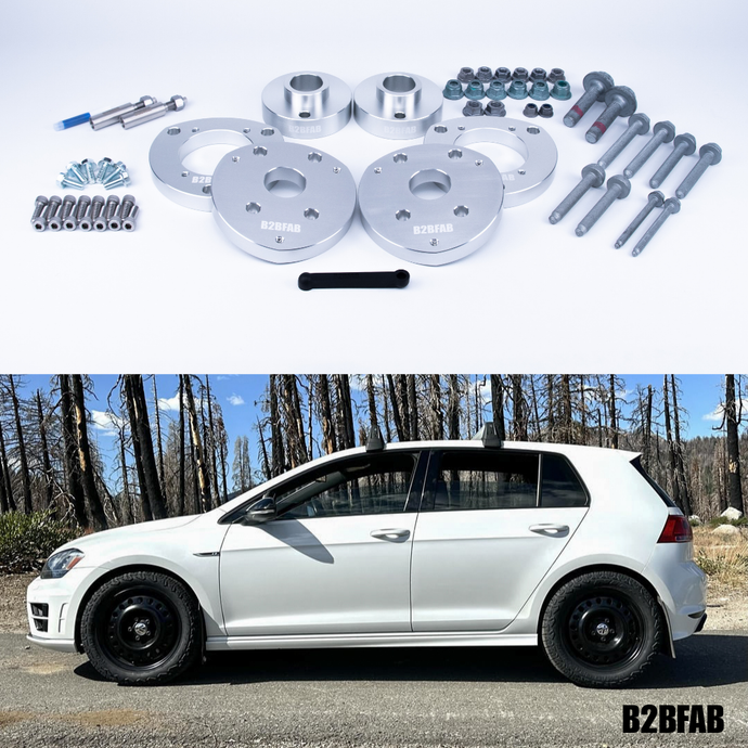 B2BFAB VW Golf R Mk7 2015 to 2020 Complete Lift Kit Package
