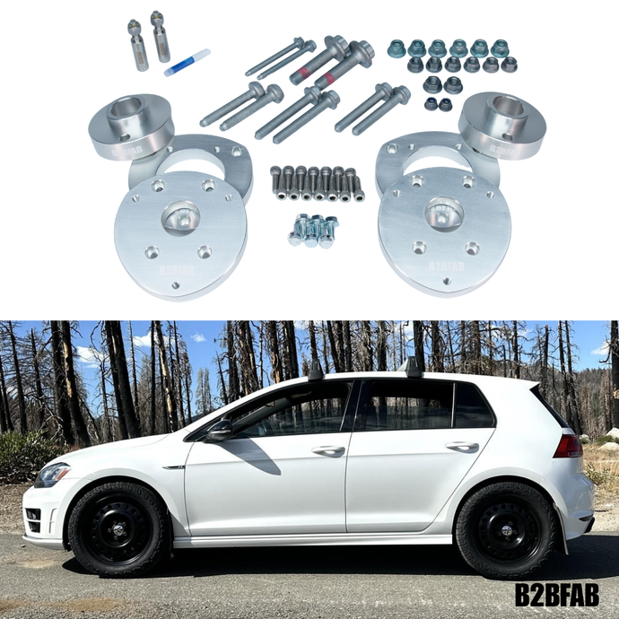 B2BFAB VW Golf R Mk7 Basic Lift Kit Package
