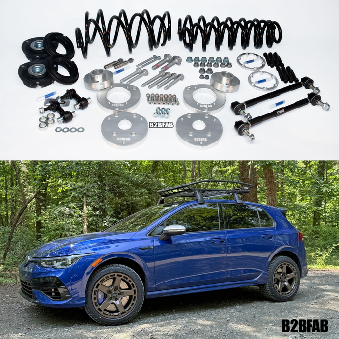 B2BFAB VW Golf R Mk8 2022 to 2025 Complete Lift Kit Package