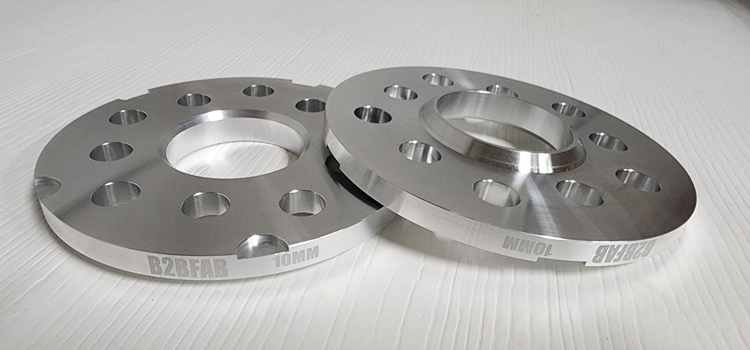 Wheel Spacer Pair, 10mm, Audi and Volkswagen 5x112mm & with 57.1mm