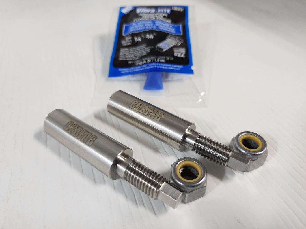 Rear Shock Extension Kit for Tiguan / Taos / Alltrack / all Mk7 with M10x1.5 shocks
