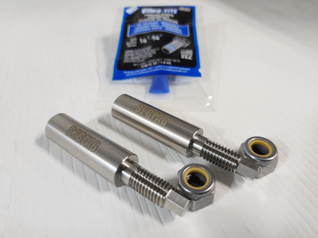 B2BFAB M10x1.5 Rear Shock Extender Kit For MQB