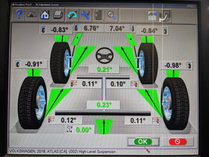 B2BFAB VW Golf Alltrack Mk7 Camber Correcting Lift Kit