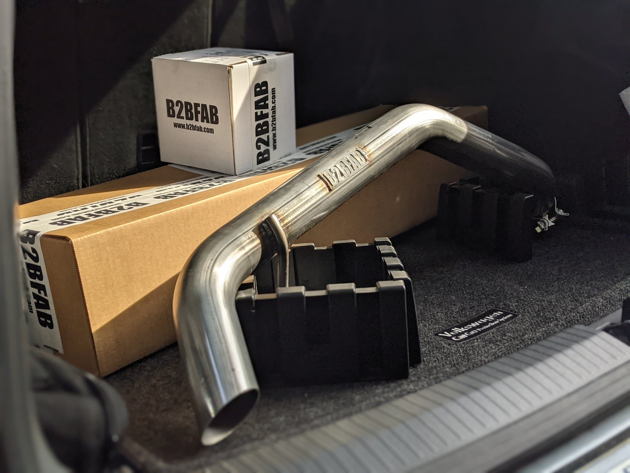 B2BFAB Tiggypipe, Exhaust Upgrade For VW Tiguan Mk2, Straight Through