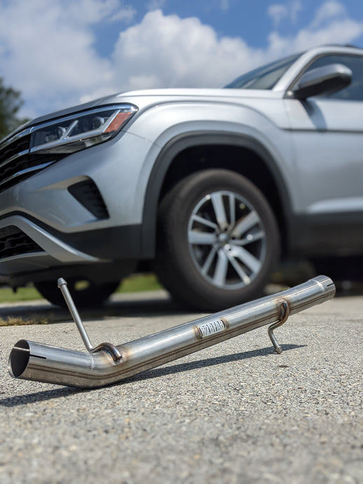 WookiePipe, VR6 VW Atlas, Resonator Delete Pipe