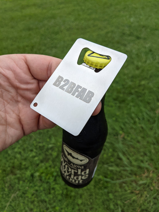 B2BFAB Wallet Size Bottle Opener