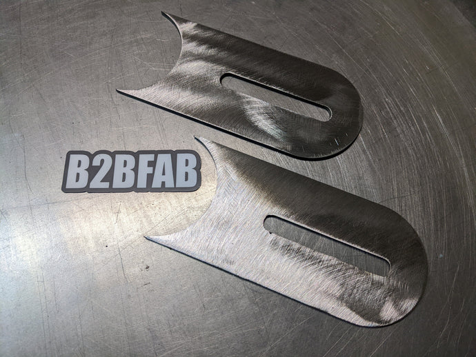 B2BFAB Weld On Dual Exhaust Spacing Tabs