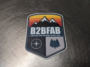B2BFAB "Crafted For Offroad" Die-cut Sticker