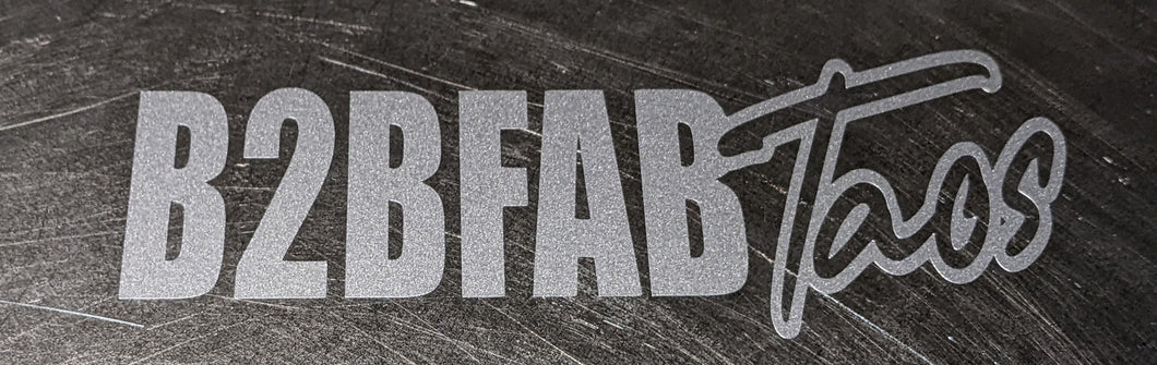 B2BFAB Taos Splash Style Die-cut Vinyl