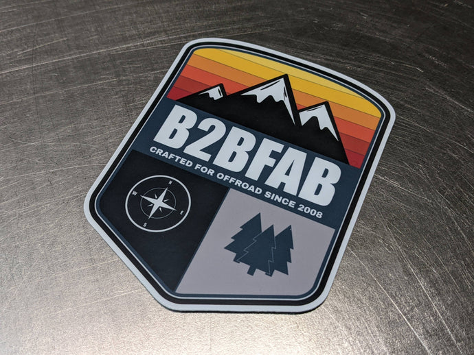 B2BFAB Crafted For Offroad Die-Cut Sticker