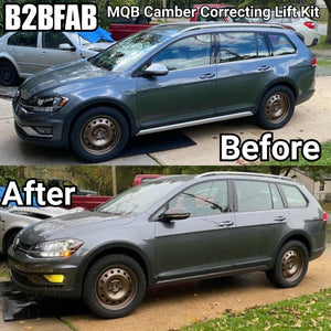 B2BFAB VW Golf Alltrack Mk7 Camber Correcting Lift Kit