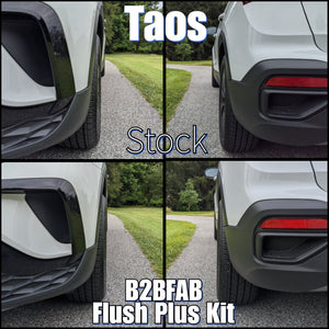 B2BFAB, VW Taos, Flush Plus wheel spacer kit w/hardware (20/25mm)
