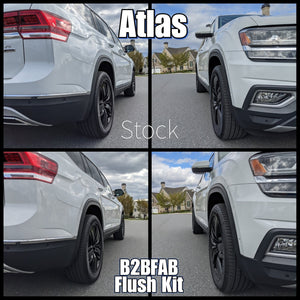B2BFAB Atlas | Cross Sport Flush wheel Spacer Kit With Hardware 15mm | 20mm