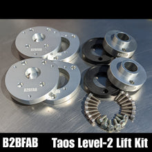 Load image into Gallery viewer, B2BFAB VW Taos LEVEL-2 Camber Correcting Lift Kit