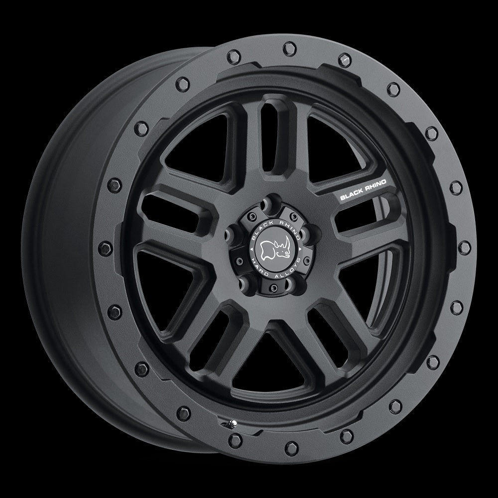 Black Rhino Barstow, 19x8, et15, multiple finishes available