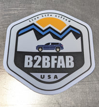 Load image into Gallery viewer, B2BFAB &quot;Live Life Lifted&quot; Die-cut Sticker